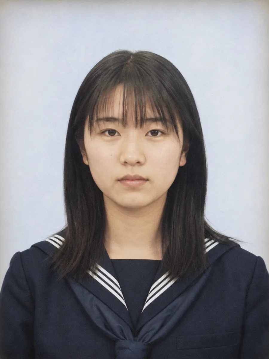 証明写真(AI生成・架空)